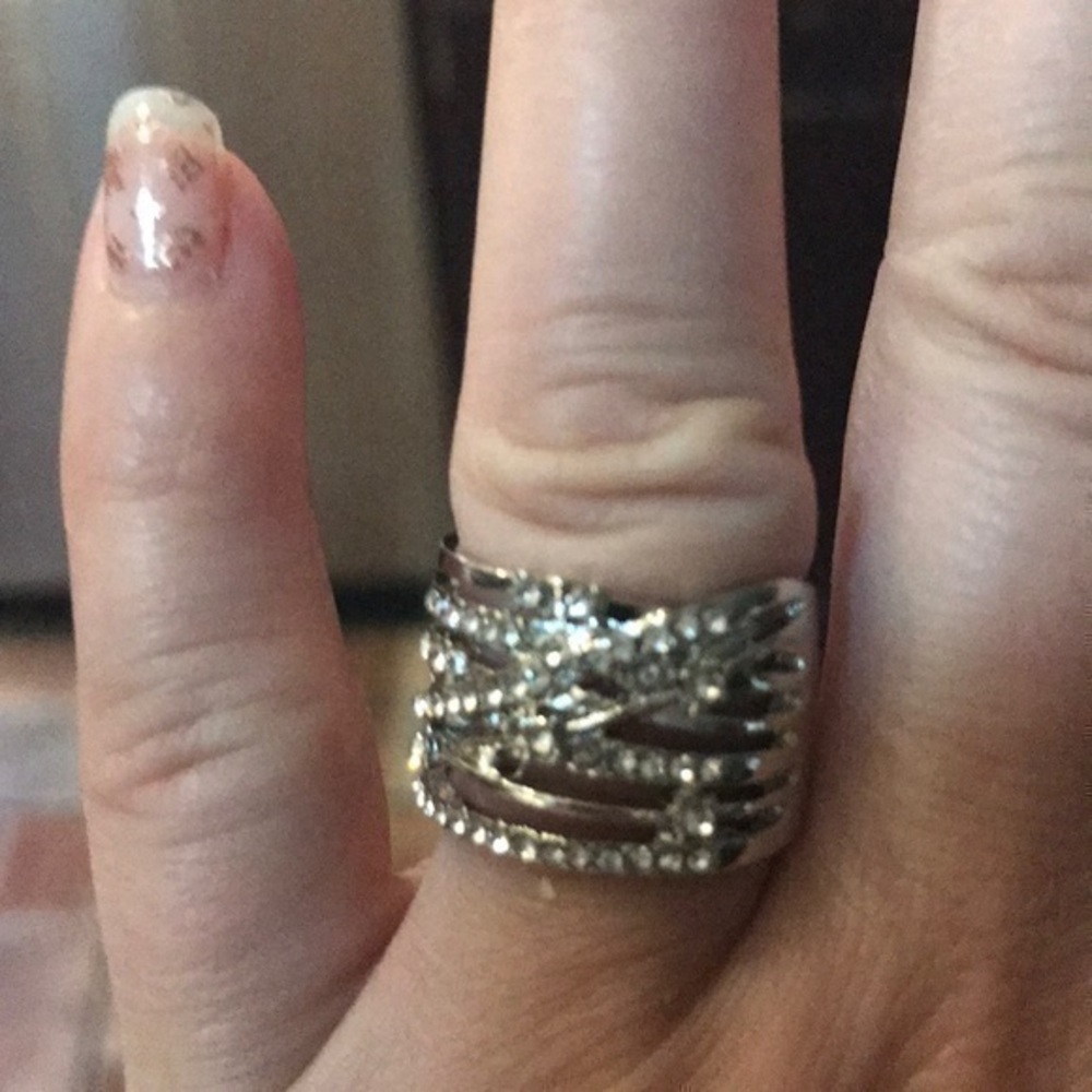 Brand  new cubic zirconia ring